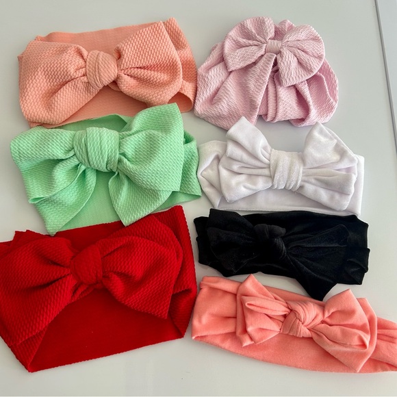 NEW Colorful Bow Headband Set for babies - Picture 1 of 1